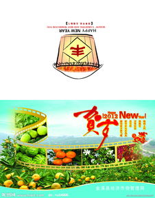 2012经济作物局贺卡外页图片销售方案