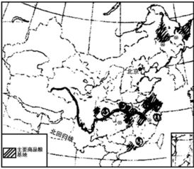 读 我国的商品粮基地图 和 我国主要经济作物分布图 分析回答